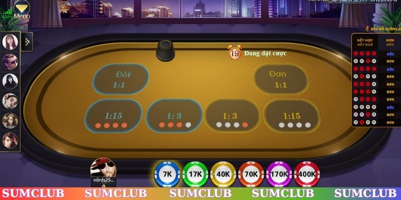 Các cửa cược ảnh hưởng đến cách chơi Xóc Đĩa