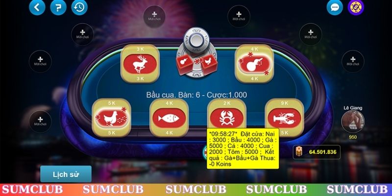 Vì sao nên ưu tiên chơi Bầu cua online SUMCLUB