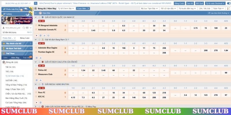 Cách tham gia sảnh thể thao cực đỉnh