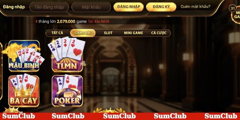 Game bài đối chiến cực kịch tính
