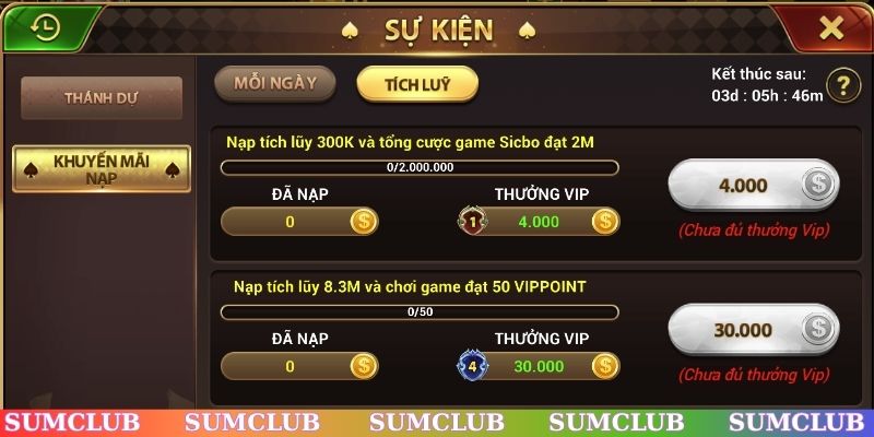 Lợi ích khi sử dụng khuyến mãi SUMCLUB 